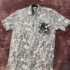Superman button shirt
